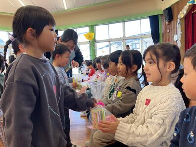 年中さんからのプレゼント！